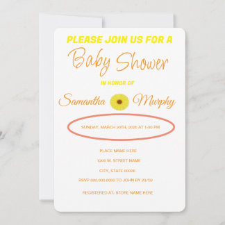 Baby Bee | Invitación de Baby Shower Einladung