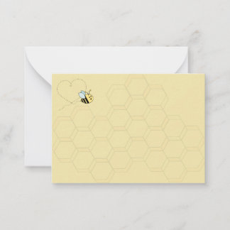 Baby Bee Junge Einsatzkarte Mitteilungskarte