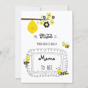 *~* Baby Bee MAMA BIS Baby Shower Einladung