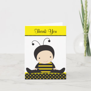 Baby Bee Note Cards Dankeskarte