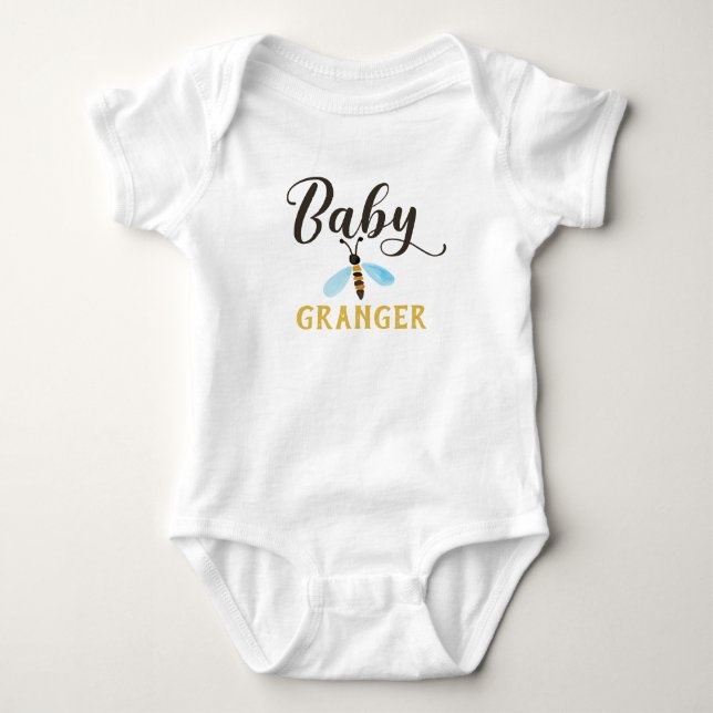 Baby Bee Personalisiert Strampler (Vorderseite)