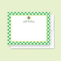 Baby Bee Preppy Gingham Baby Dusche Vielen Dank