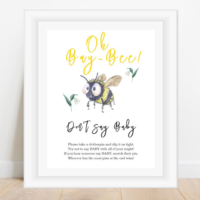 Baby Bee - Sag nicht Baby Poster (Von Creator hochgeladen)