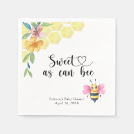 Baby Bee - sweet as can bee Serviette