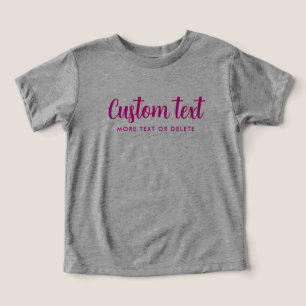 Baby Bella Canvas Tri-Blend Grau & Rosa Vorlage
