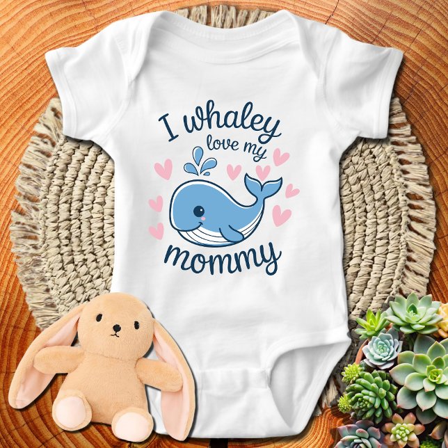 Baby Beluga I whaley Liebe my Mommy Baby Strampler (Von Creator hochgeladen)