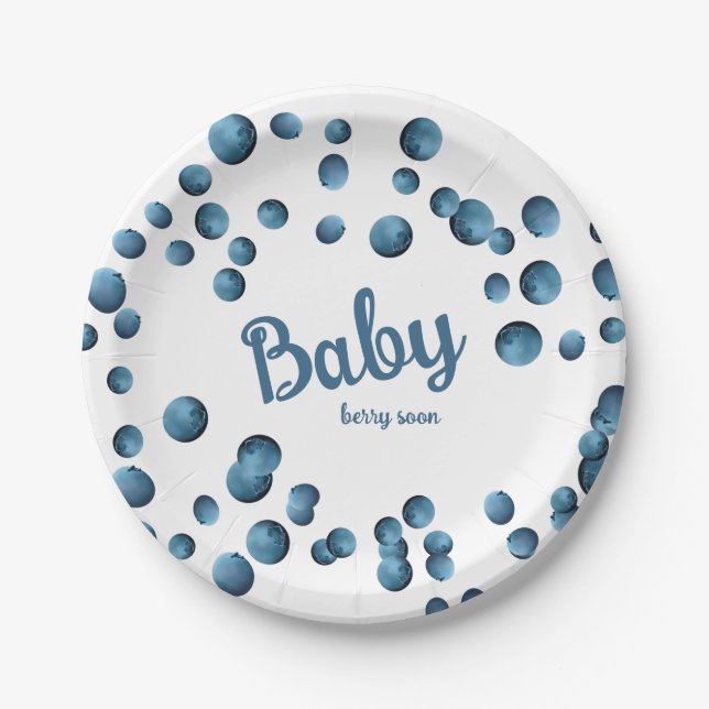 Baby Berry bald  Pappteller (Vorderseite)