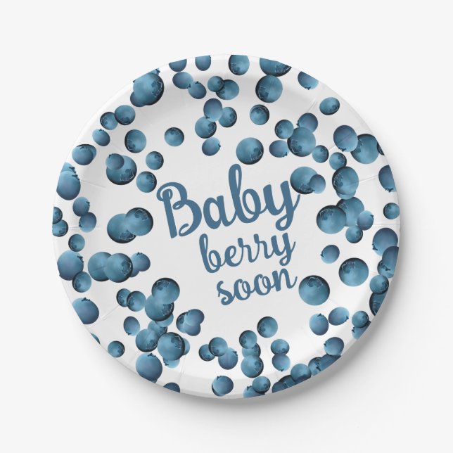 Baby Berry Soon Pappteller (Vorderseite)