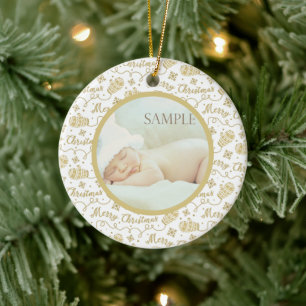 Baby Best Gift je Foto Vorlage Keramik Ornament