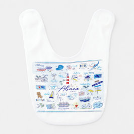 Baby Bib - "The ABC's of Hope Town" Babylätzchen