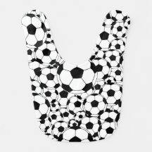 Baby-Bibchen Kleiner Sportfan Fußball-Bibchen mit 