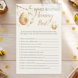 Baby-Biene-Geschlecht-Errat-Spiel 'Wer kennt Mama
