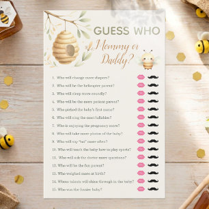Baby-Biene-Ratespiel-Mommy-oder-Daddy-Party-Spiel