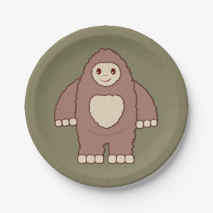 Baby Bigfoot Pappteller