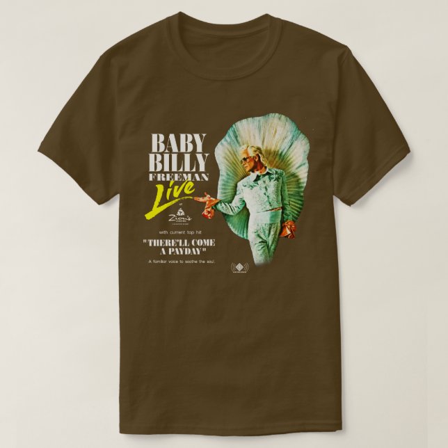 Baby Billy Live Therell Kommen Sie zum Button T-Shirt (Design vorne)