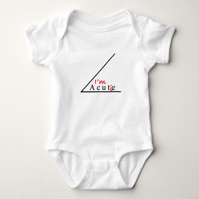 Baby bin ich acutie strampler (Vorderseite)