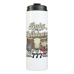 Baby bin ich ein Wildcard Vintage Western Casino-S Thermosbecher