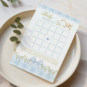 Baby Bingo Alberne Gans Coquette Blau Dusche Spiel