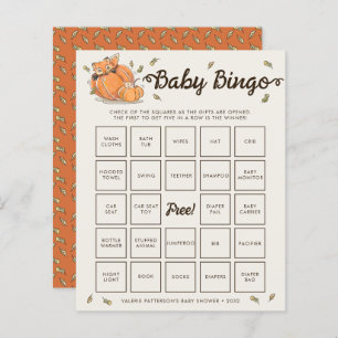 Baby Bingo Autumn Baby Showspiel