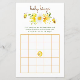 Baby Bingo Game - Was wird es für eine Babydusche