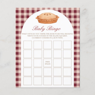 Baby Bingo Süsse Pie Baby Showspiel