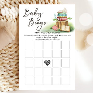 Baby Bingo Vintage-Baby-Party Storybook-Spiel