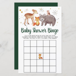 Baby Bingo Winter Woodland Animals Showspiel