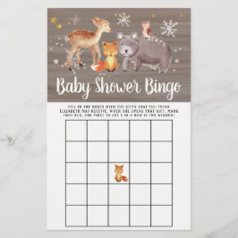 Baby Bingo Winter Woodland Animals Showspiel