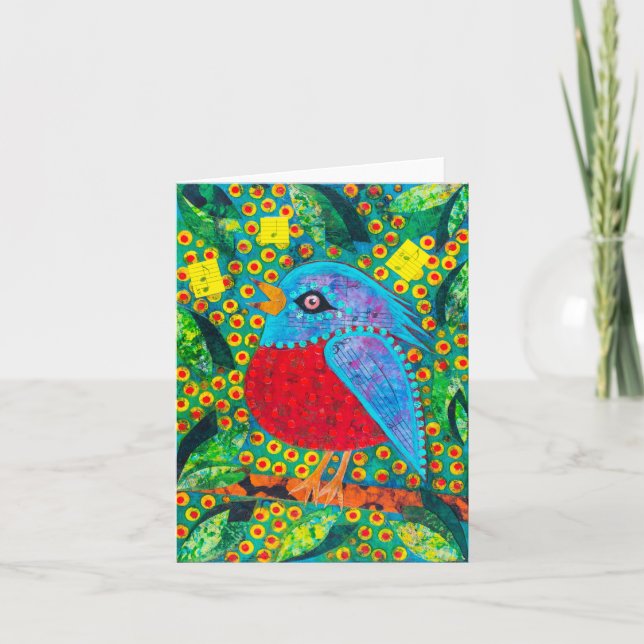 Baby Bird Karte (Vorderseite)