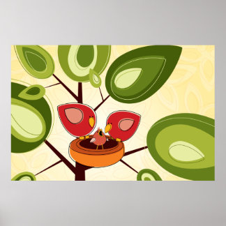 Baby Bird Poster