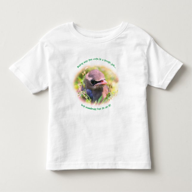 Baby Bird zu Niedlich Funny Kleinkind T-shirt (Vorderseite)