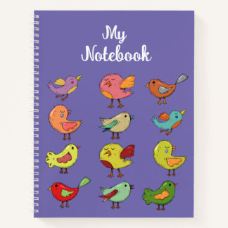 Baby Birds Niedlich Notebook Notizbuch