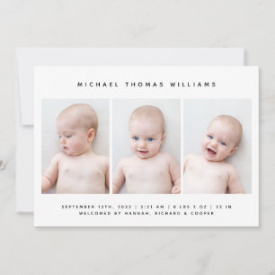 BABY BIRTH-ANKÜNDIGUNG