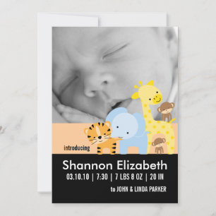 Baby Birth Announcement Foto Cards Ankündigung