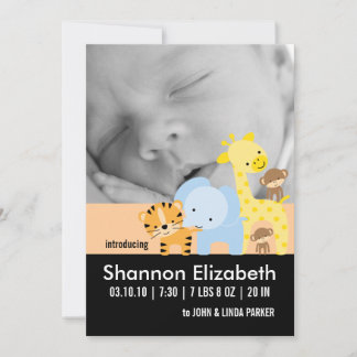 Baby Birth Announcement Foto Cards Ankündigung