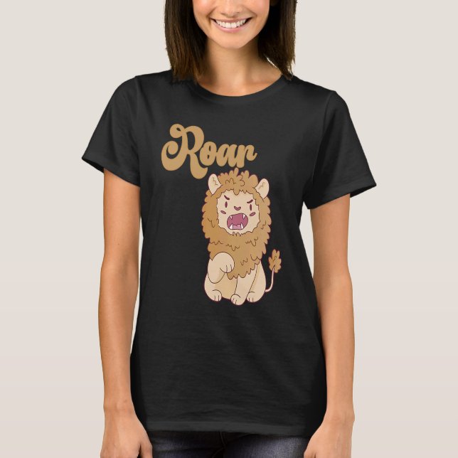 Baby Birthday One Wild Lion Animals Celebration Bo T-Shirt (Vorderseite)