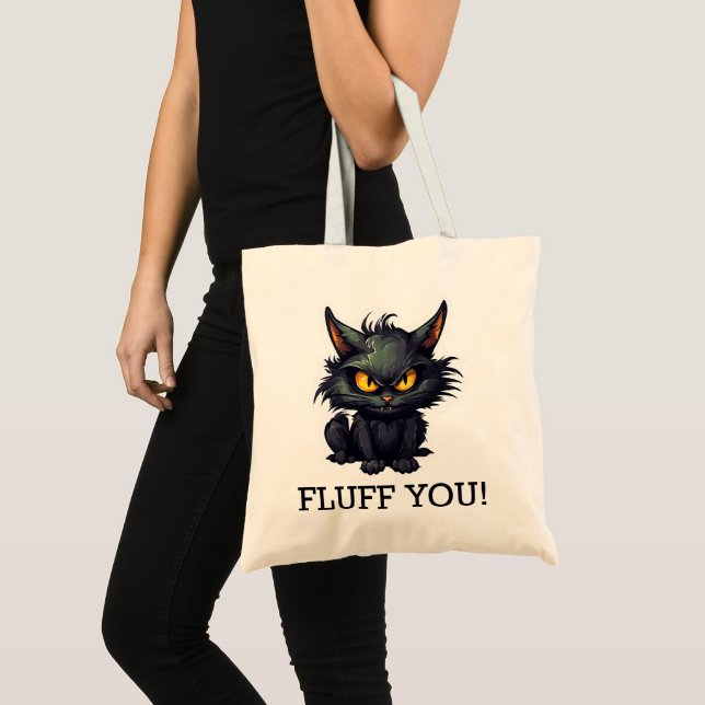 Baby Black Cat Design - Budget Tasche (Vorderseite (Produkt))