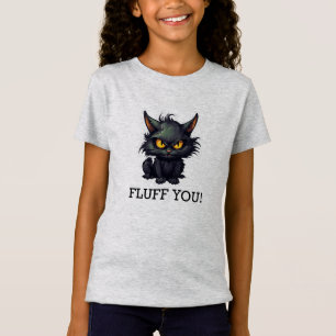 Baby Black Cat Design - Girls' Fine Jersey T - Shi T-Shirt
