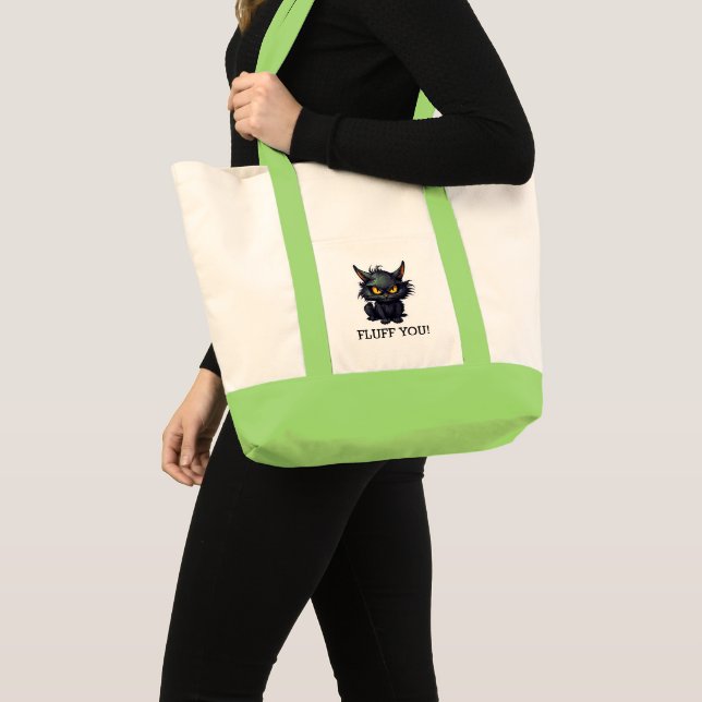 Baby Black Cat Design - Impulse Tasche (Vorderseite (Produkt))