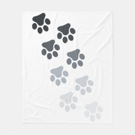 Baby Blanket - Fußdruck Fleecedecke