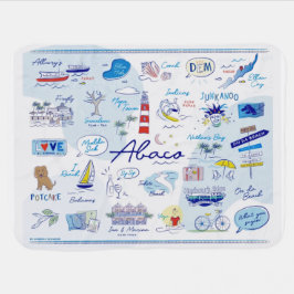 Baby Blanket - "The ABC's of Hope Town" Babydecke