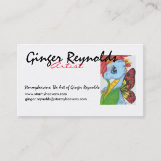 Baby-Blau-Libellen-Visitenkarte Visitenkarte