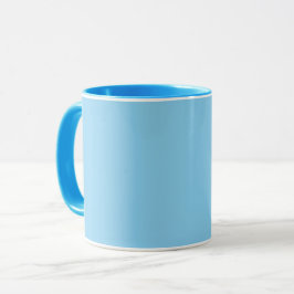 Baby blau (Vollfarbe) Tasse