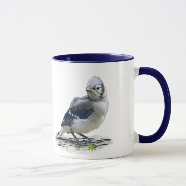 Baby-Blauhäher-Schale #1 Tasse (Rechts)