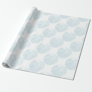 Baby-BlauHydrangea Geschenkpapier