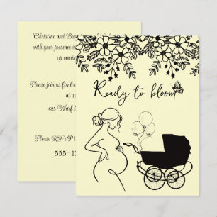 Baby Bloom Baby Shower Einladung Digitaler Downloa