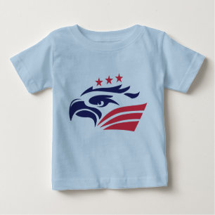Baby Blue 2024 Election American Baby T - Shirt