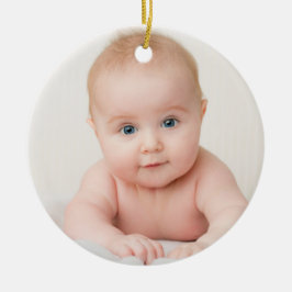 Baby Blue Baby Boy Foto Keramik Ornament