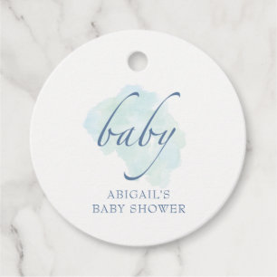 Baby Blue, Baby Dusche Geschenkanhänger