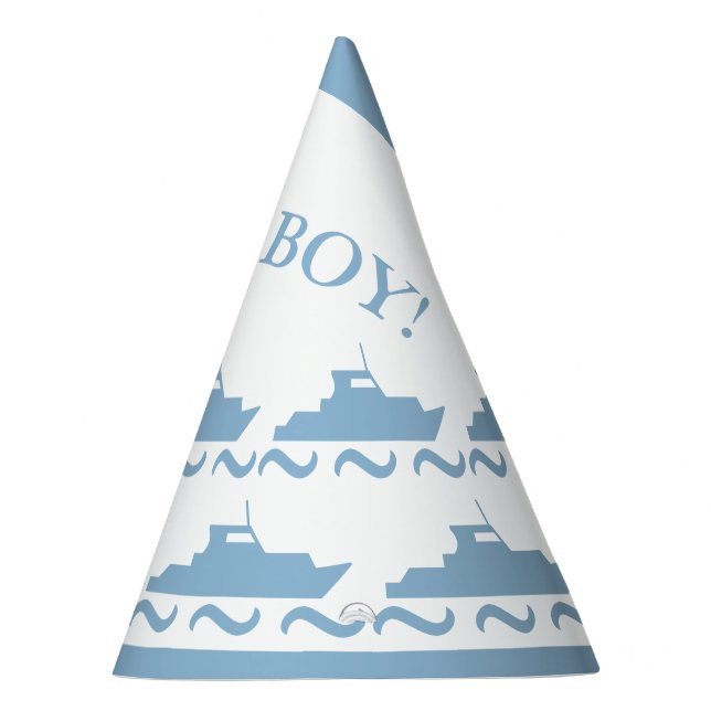 Baby Blue Boat Partyhütchen (Rechts)